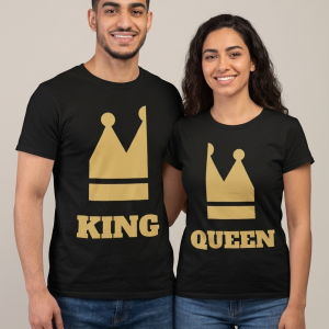 سويت شيرت الملك بتاج ذهبي