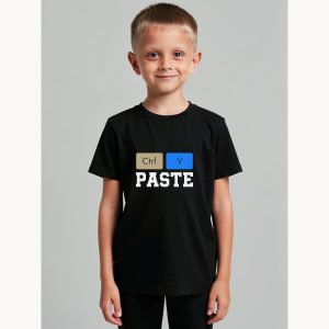 تيشيرت أطفال "Paste" للطقم العائلي المتطابق
