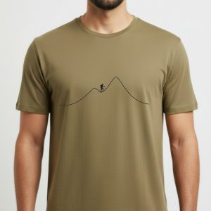 الأمام – تيشيرت المتسلق بتصميم بسيط