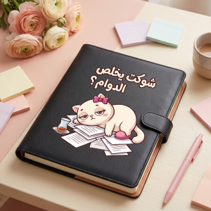 دفتر "شوكت يخلص الدوام؟" القطة التعبانة